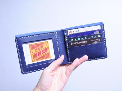 港產皮革｜Leatherism Handmade Products 4咭位相片短夾 好好縫 皮革材料包 短銀包 義大利 植鞣革 皮革DIY