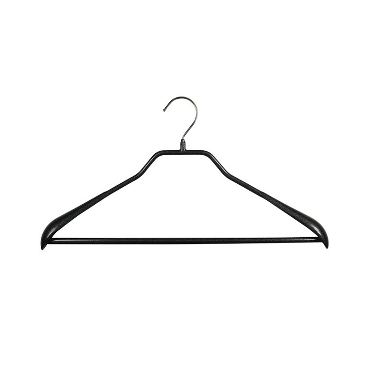 [Germany MAWA] Fashionable non-slip anti-slip coat hanger 42cm (black/30 pieces) - Hangers & Hooks - Other Metals Black