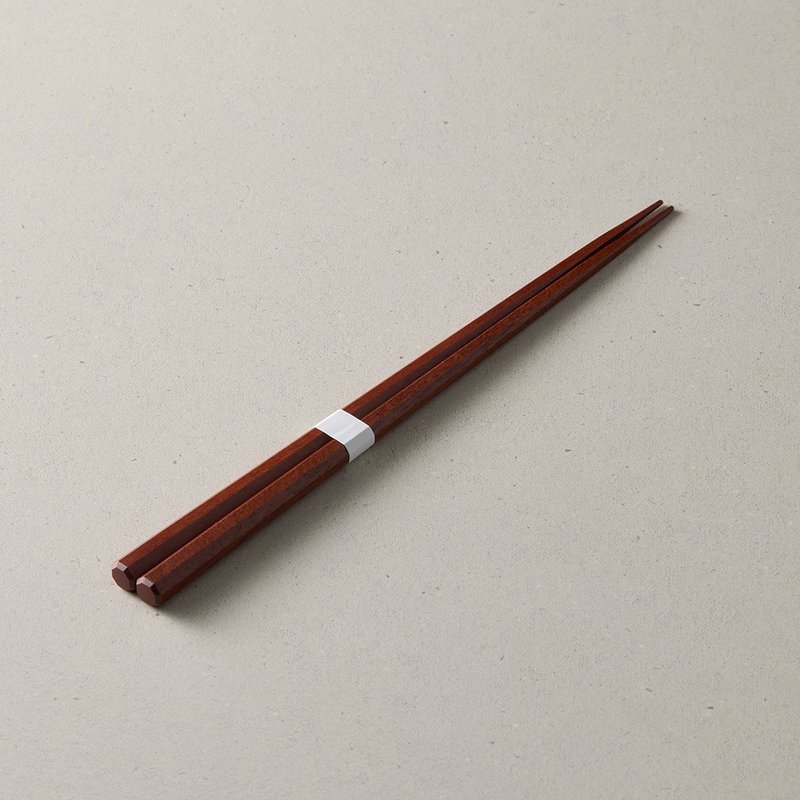 日本川上-尖頭八角鐵木木筷(23.5cm) - 筷子/筷架 - 木頭 咖啡色