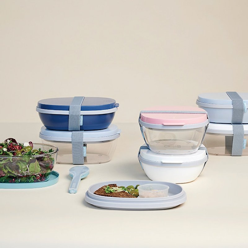 【新品上市】荷蘭 Mepal 繽紛系列雙層餐盒 / 共4色 - 便當盒/飯盒 - 塑膠 多色