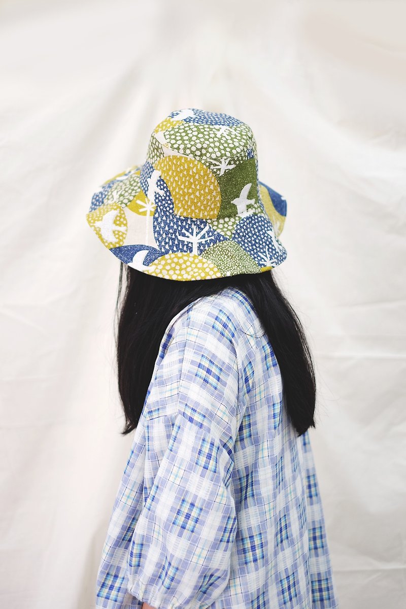 Spring, summer, autumn and winter hat visor fisherman hat - หมวก - ผ้าฝ้าย/ผ้าลินิน สีส้ม