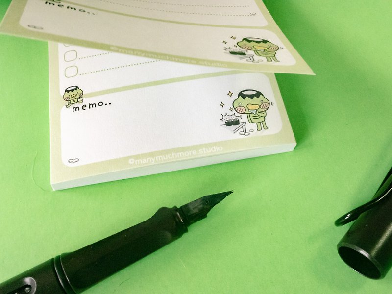 กระดาษโน๊ต To Do List Memo กัปปะคอลเลคชั่น - กระดาษโน้ต - กระดาษ สีเขียว