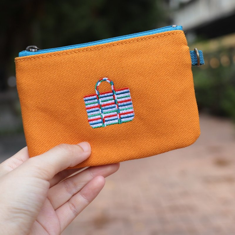 【LAI HAO】Taiwan Icon Purse- Ka-Tsi Bag - Coin Purses - Cotton & Hemp Multicolor