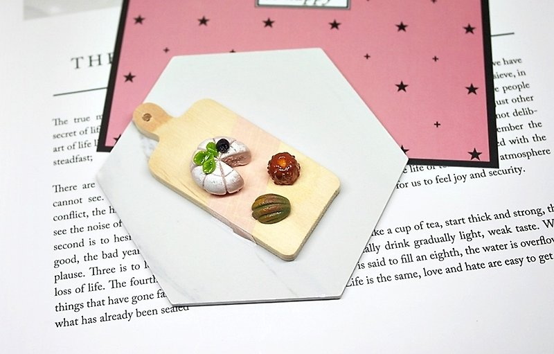 =>黏土系列-迷人甜點 -可製作成鑰匙圈 /磁鐵 /純裝飾品 - 鑰匙圈/鎖匙扣 - 黏土 多色