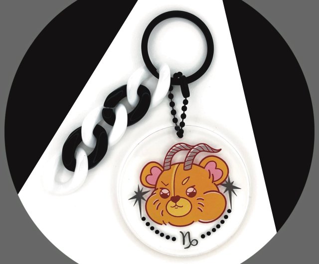 香港オリジナル I FAT INK SUPPLY I MIC Bear Capricorn Keychain