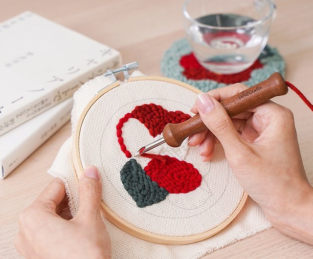 Punch Needle Embroidery Kit - Coaster