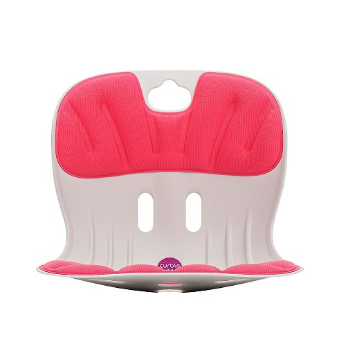 韓國curble 3D護脊美學椅 台灣代理 Curble 兒童款 3D護脊美學椅墊-薔薇粉