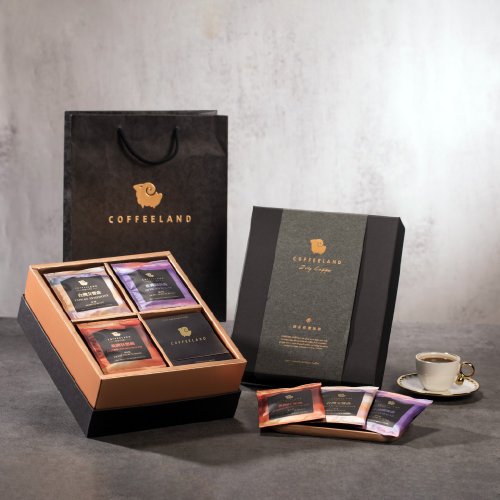 COFFEELAND 極品莊園咖啡 COFFEELAND | 精裝禮盒-30入濾掛咖啡-金盃款(臺灣/非洲/美洲)