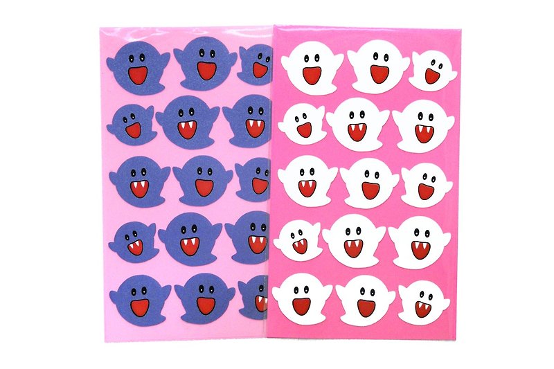 Ghost Stickers (384) - Stickers - Paper White