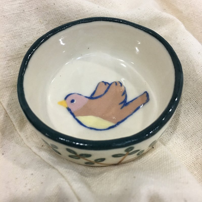 カップセラミック鳥 - 茶碗・ボウル - 陶器 