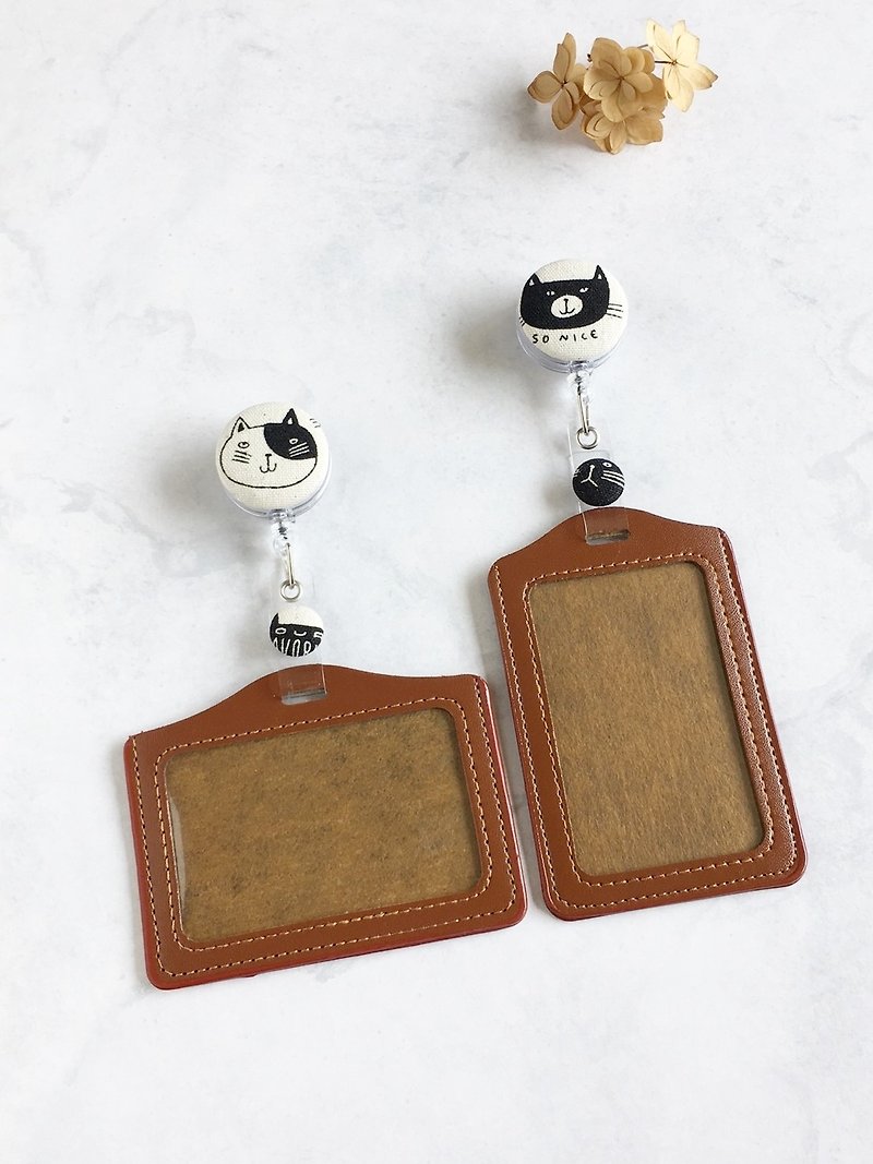 Hand-made gift "ALL PASS" You card ID card holder Ticket holder - ID & Badge Holders - Cotton & Hemp 