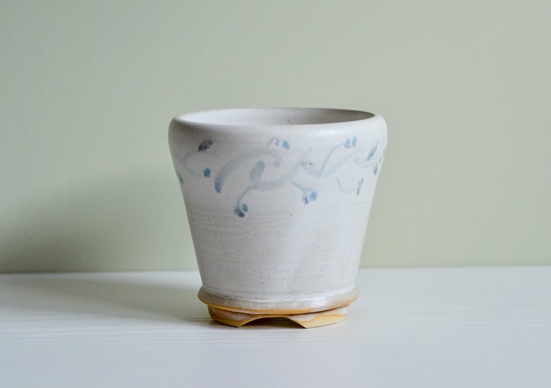 陶器鉢 | 水墨 | 蔓 - 観葉植物 - 陶器 ホワイト