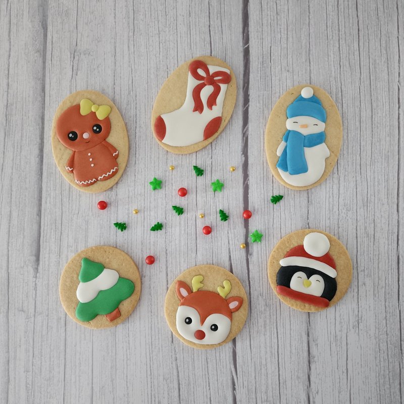 Christmas DIY Painted Frosting Cookies - Material Pack Combo C - อาหาร/วัตถุดิบ - วัสดุอื่นๆ 