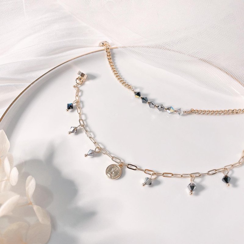 Swarovski Artemis | Iris 水晶手鍊 - 手鍊/手環 - 水晶 黑色