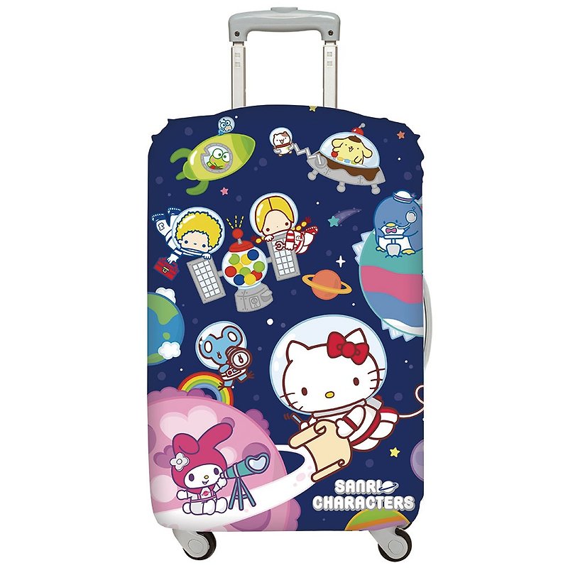 LOQI 行李箱外套│三麗鷗 太空M號 - 行李箱/旅行袋 - 塑膠 藍色