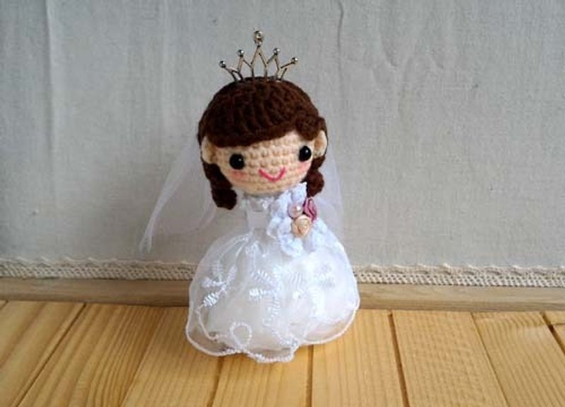 Wedding Princess bride white gauze series -1 pen (single) - กล่องใส่ปากกา - วัสดุอื่นๆ ขาว