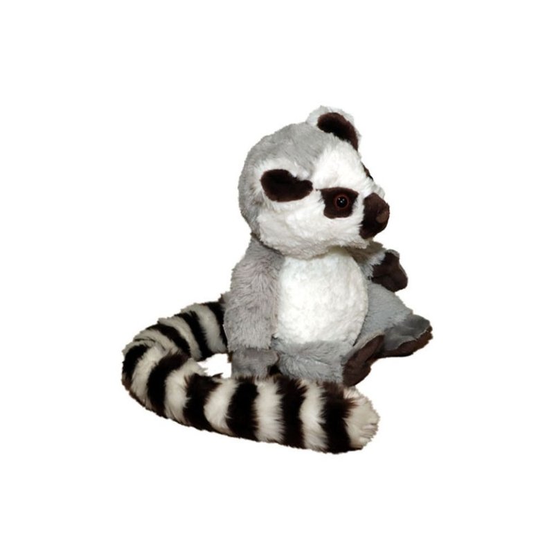 六福村x六福莊 25cm灰色環尾狐猴坐姿玩偶 官方直營 - 公仔/玩偶 - 其他材質 