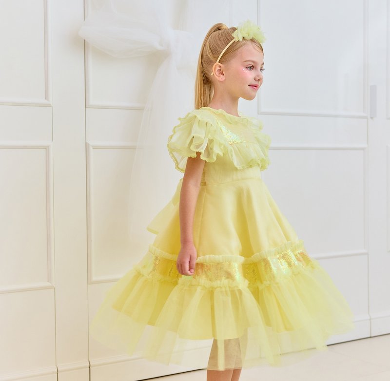 Liri Dress-Lemonade - 男/女童禮服 - 其他材質 