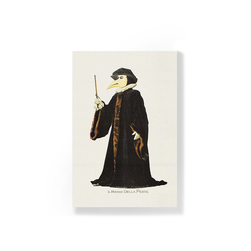 Italy IFI Postcard (L) Classic Character Plague Doctor MAS15 - Cards & Postcards - Paper Multicolor