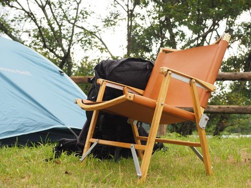 Wide Kermit Chair / Replacement Leather Fabric Camel CAMP