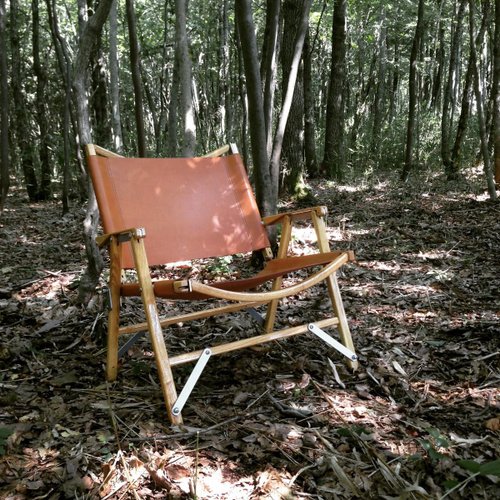 Wide Kermit Chair / Replacement Leather Fabric Camel CAMP