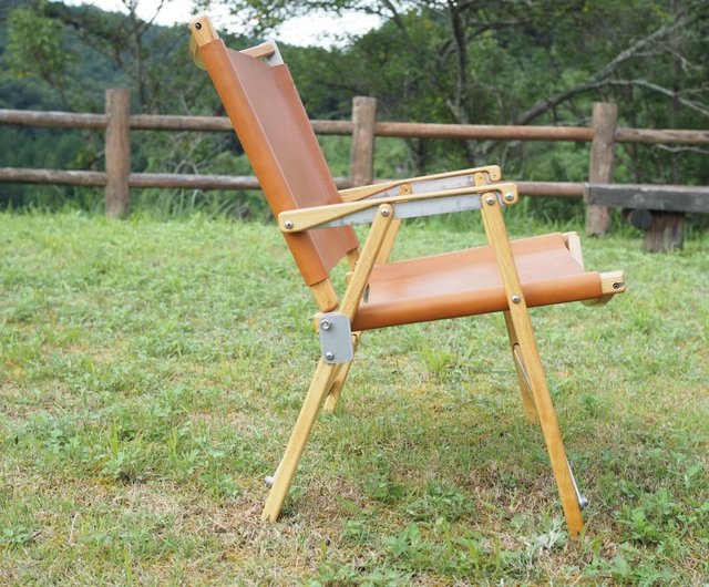 Wide Kermit Chair / Replacement Leather Fabric Camel CAMP - Shop