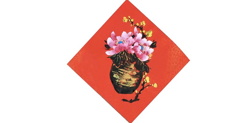 Dou Fang couplets no word Chinese New Year spring - ถุงอั่งเปา/ตุ้ยเลี้ยง - กระดาษ สีแดง