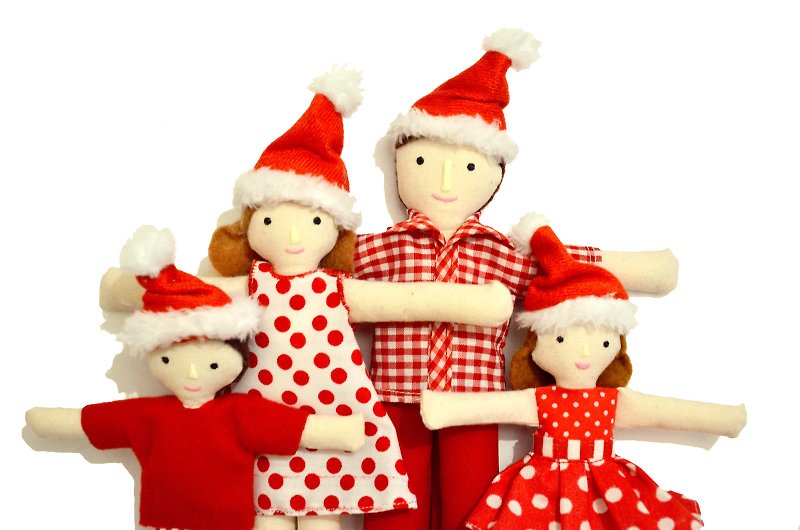 Goody Bag - Set for Christmas - ตุ๊กตา - วัสดุอื่นๆ สีแดง