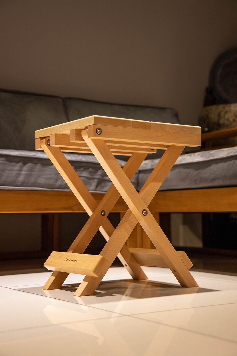 folding stool - Chairs & Sofas - Wood Brown