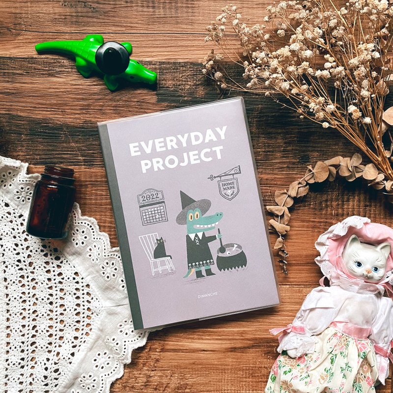 迪夢奇 Everyday Project 2022 每日專案誌 魔女 - 筆記本/手帳 - 紙 多色