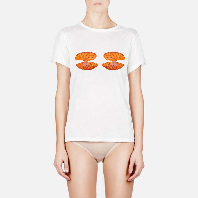 Shell pussy clothes - Unisex Hoodies & T-Shirts - Cotton & Hemp Orange