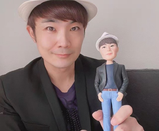 オーダーメイド】3D肖像画似顔絵人形 フィギュア/結婚祝い・周年