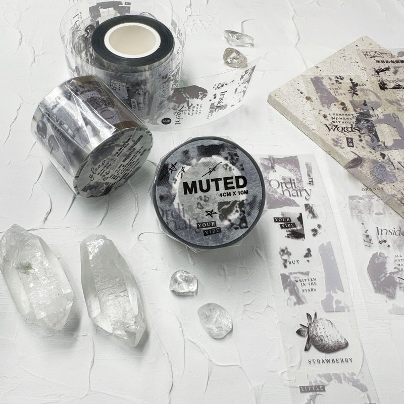 Muted PET Tape - Washi Tape - Plastic 