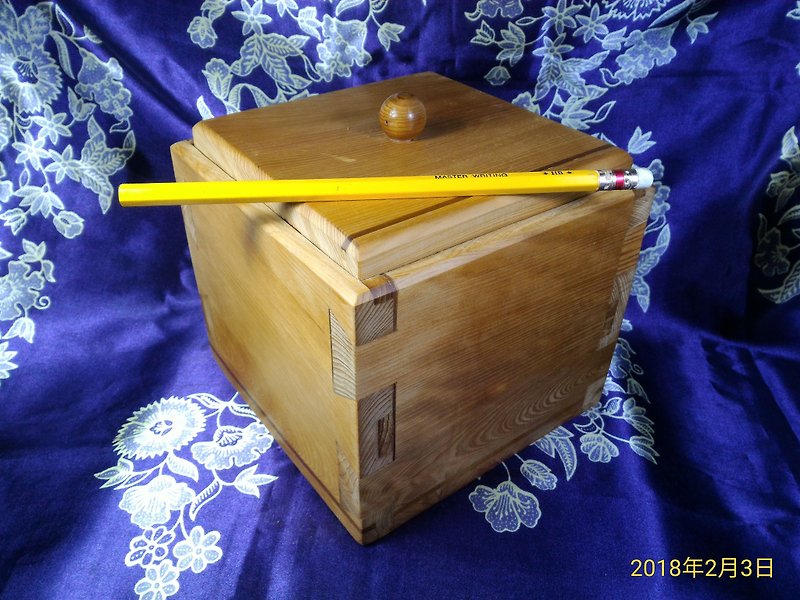 TAIWAN HINOKI WOOD BOX - ของวางตกแต่ง - ไม้ 