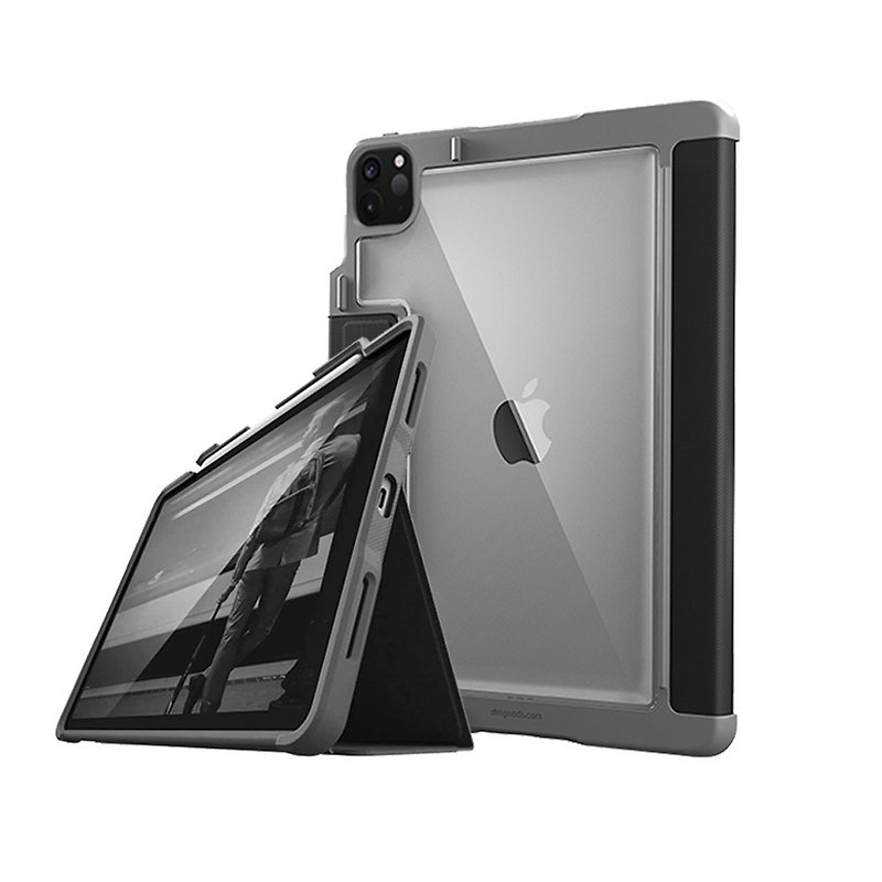 [STM] Rugged Case Plus iPad Pro 11-inch 2nd Generation Protective Case (Black) - Tablet & Laptop Cases - Plastic Black