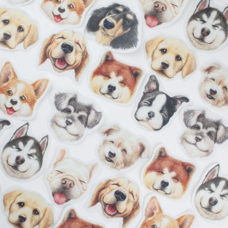 Outdoor stickers - HA! Dogs - Choose 4 pieces - สติกเกอร์ - กระดาษ หลากหลายสี