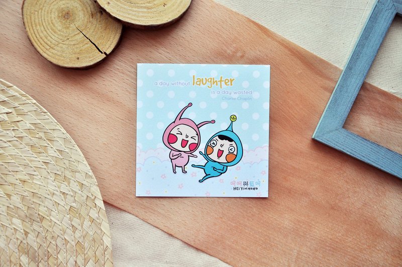 明信片 Without Laughter - 卡片/明信片 - 紙 多色