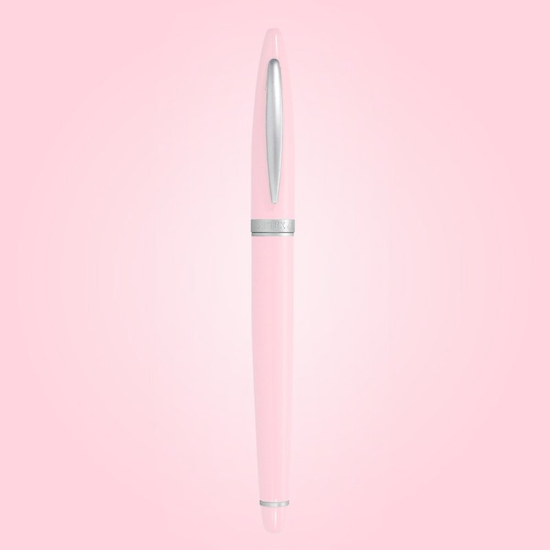 (with lettering) ARTEX life happy pen - pink marshmallow - ปากกาหมึกซึม - ทองแดงทองเหลือง สึชมพู