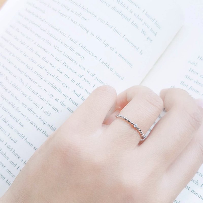 【絕版出清品】零碼  925銀戒指  線戒  台灣國際圍#10 - 戒指 - 純銀 