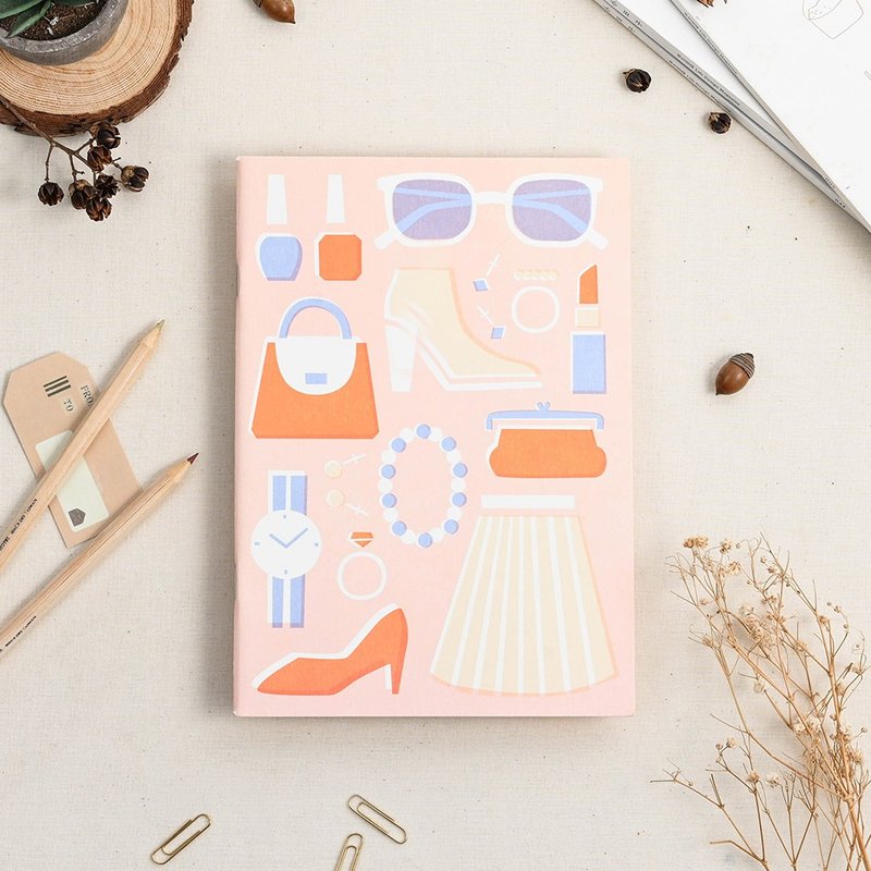 Japan Casual A5 Ruled notebook-Fashion - Notebooks & Journals - Paper Pink