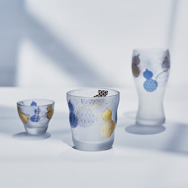 日本アデリア ひょうたんカップ ギフトボックスセット / 335ml / 380ml / 全2種 - ワイングラス・酒器 - ガラス 多色