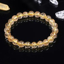 シトリン 黄水晶 極上品質 パワーストーン ブレスレット 天然石
