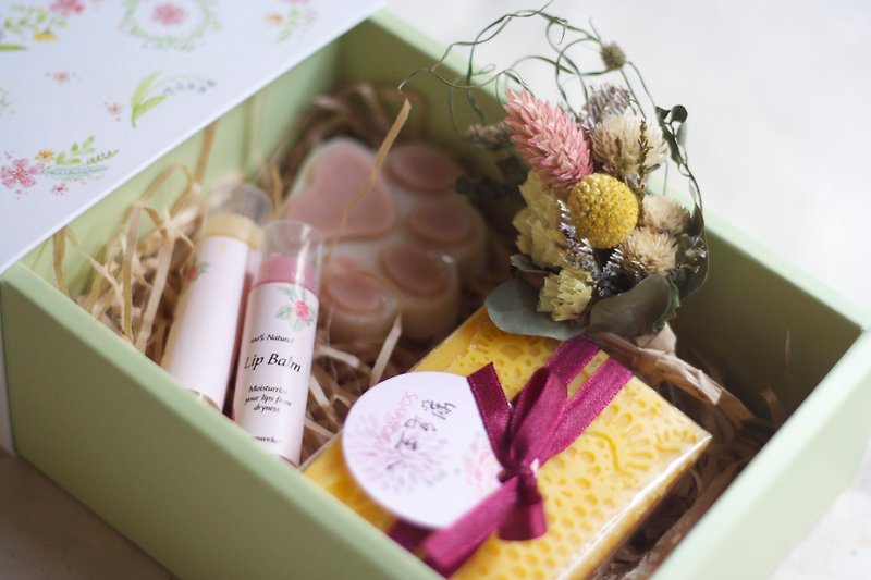 花皂禮盒~粉黃系列 - 其他 - 紙 粉紅色