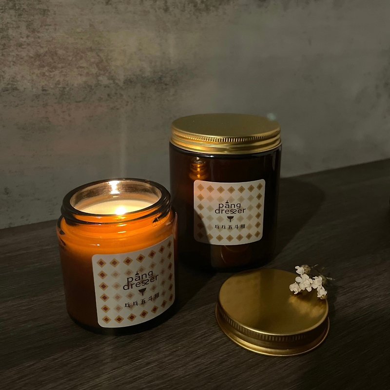 [Natural Essential Oil Candle] Stress Relief and Good Sleep Fragrance x Limited Edition - Candles & Candle Holders - Essential Oils Brown