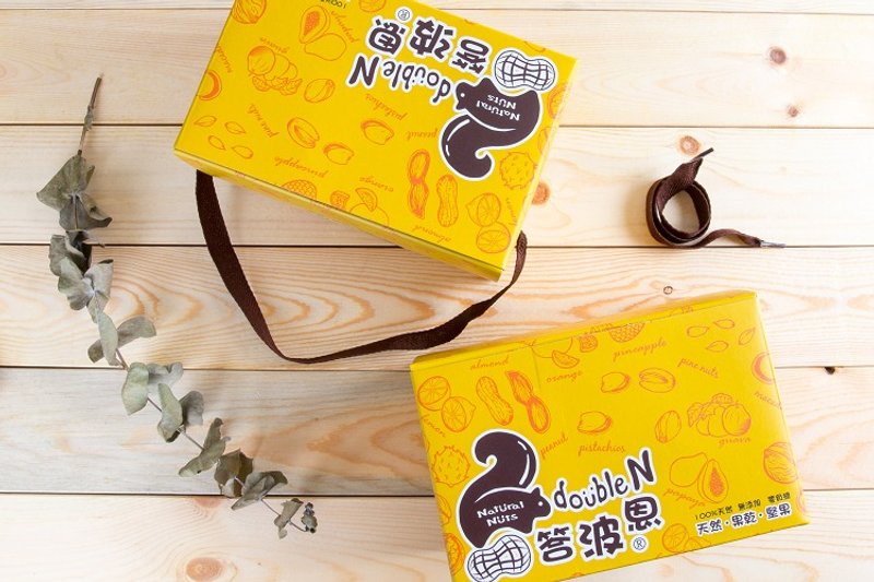 答波恩堅果禮盒-低溫烘焙堅果罐裝2入 - 堅果 - 新鮮食材 多色