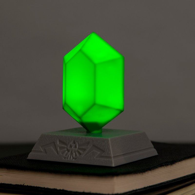 Licensed Nintendo The Legend of Zelda Green Rupee 3D Light - โคมไฟ - พลาสติก 