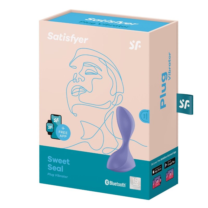 Sweet Seal - App-Controlled Prostate Vibrator - Adult Products - Silicone Multicolor