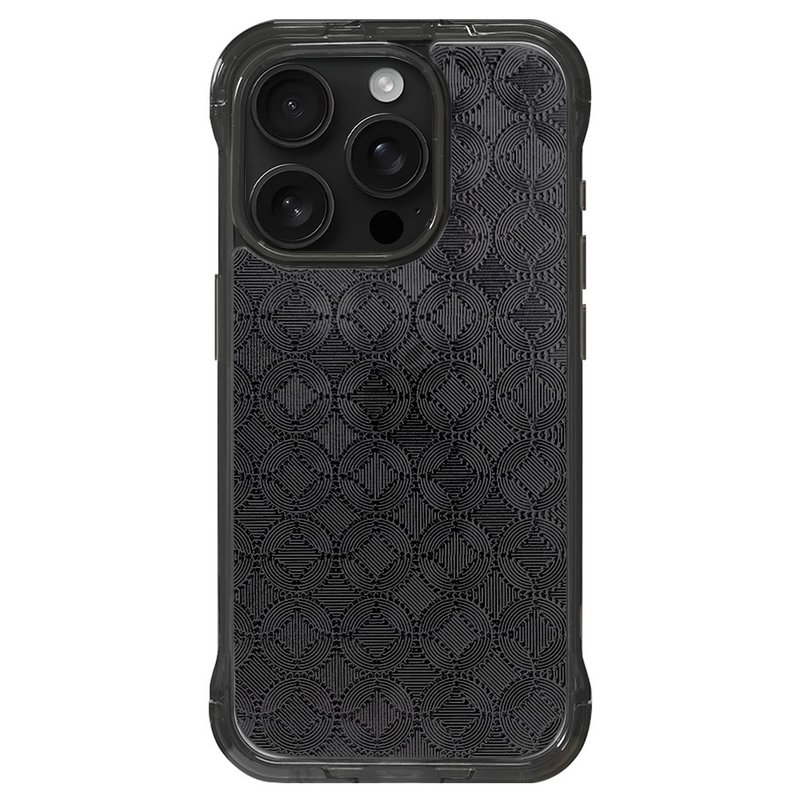 光雕系列 招財進寶 支架殼 標準透黑 iPhone 16 15 14 13 Pro Max - 手機殼/手機套 - 其他材質 透明