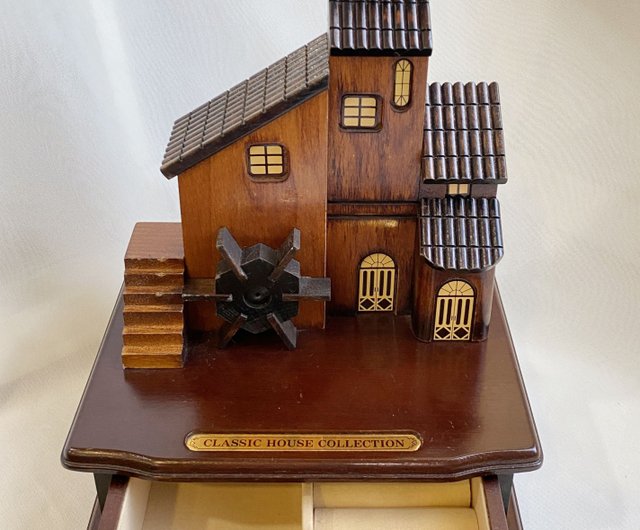 [希少] ドイツZeidler社　手作り木製オルゴール 希少] ドイツZeidler社 手作り木製オルゴール