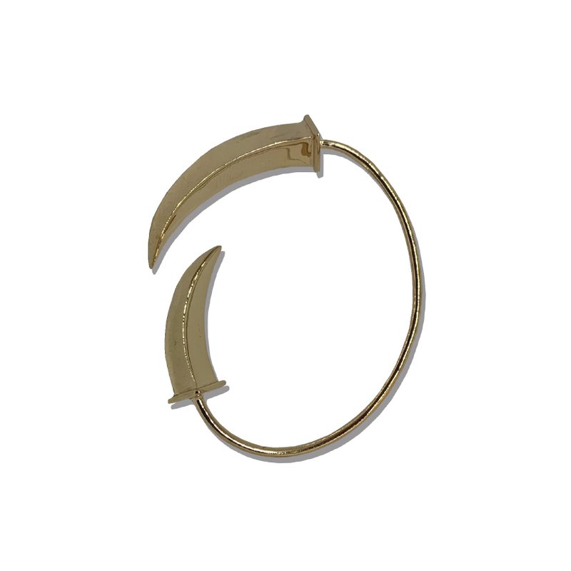 Phi-Ta-Khon : Ear cuff - 耳環/耳夾/耳骨夾 - 純銀 粉紅色